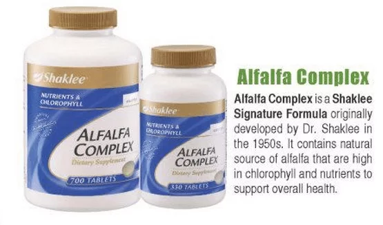 Alfalfa shaklee