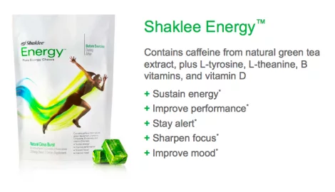 Shaklee Energy Chews Benefits