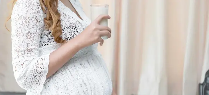 Pregnant Women with Milk
